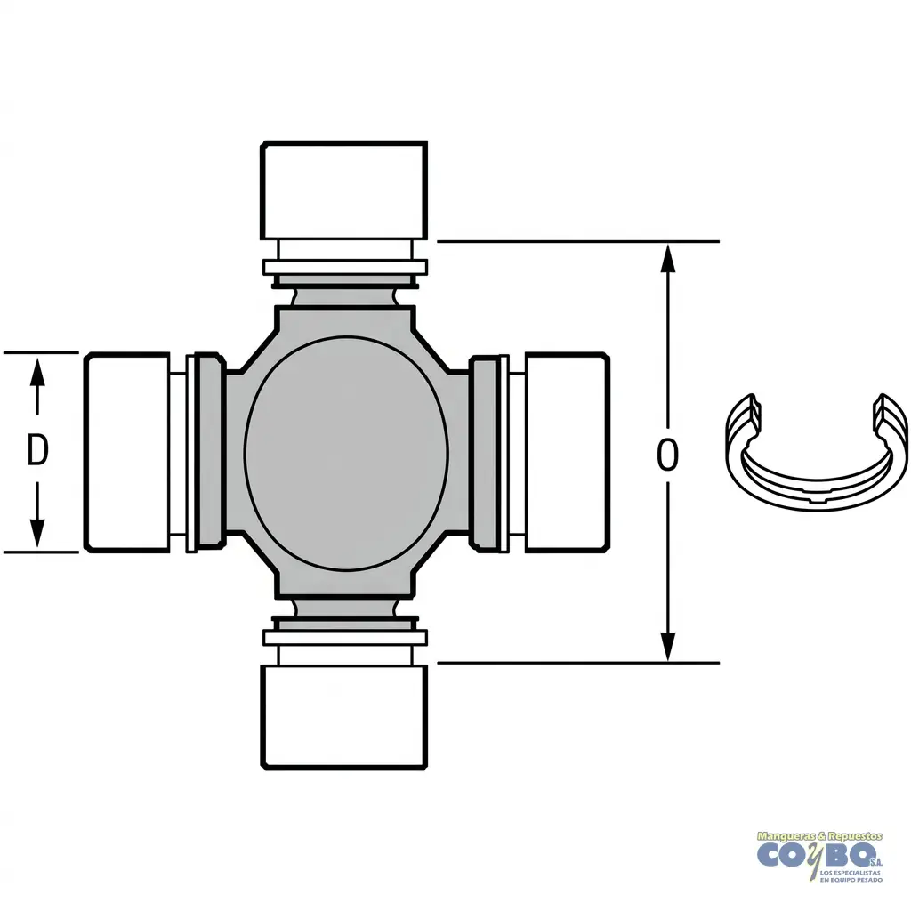 UNION BARRA D=29 O=52  78= MED EXTER HIL - Imagen 1